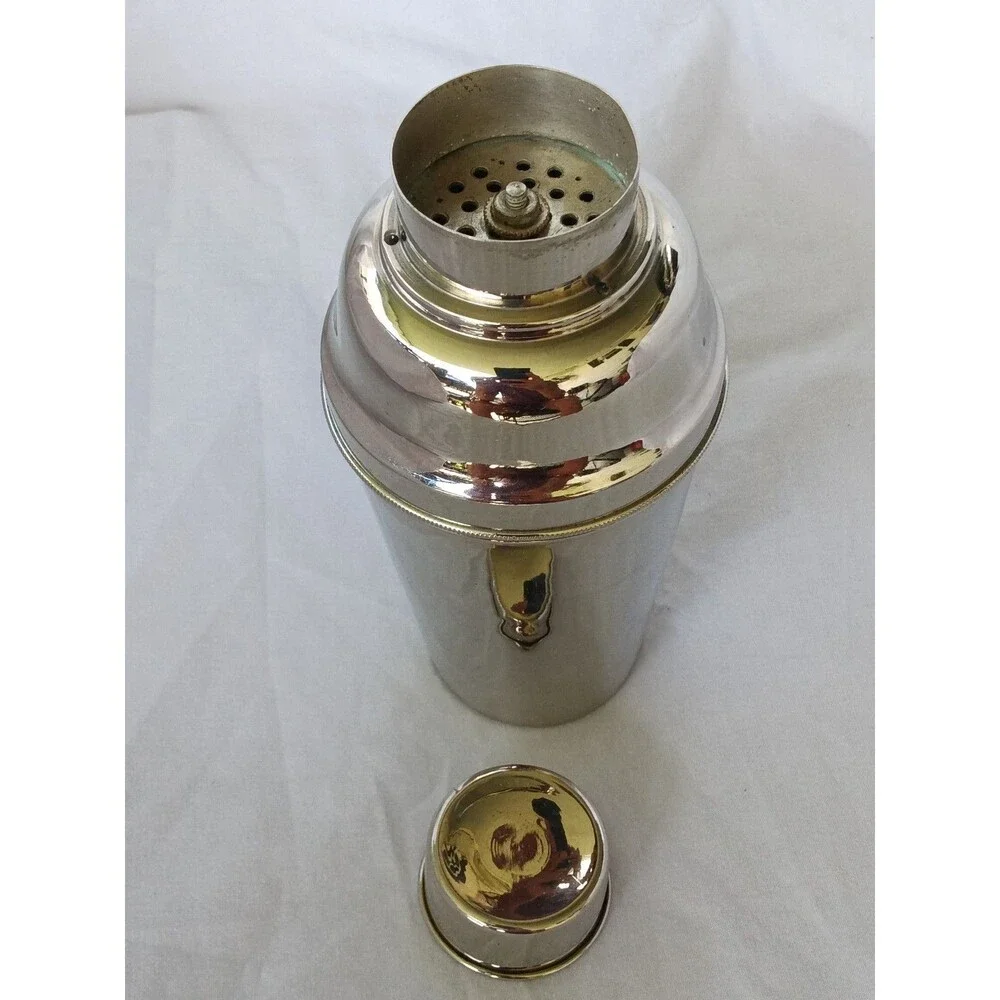 RARE Art Deco Mechanical Agitator Cocktail Shaker Giles & Yeomans GY Mark 1930s